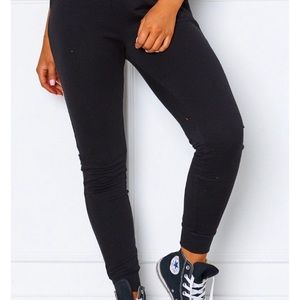 Black White Fox Boutique sweatpants. Never worn